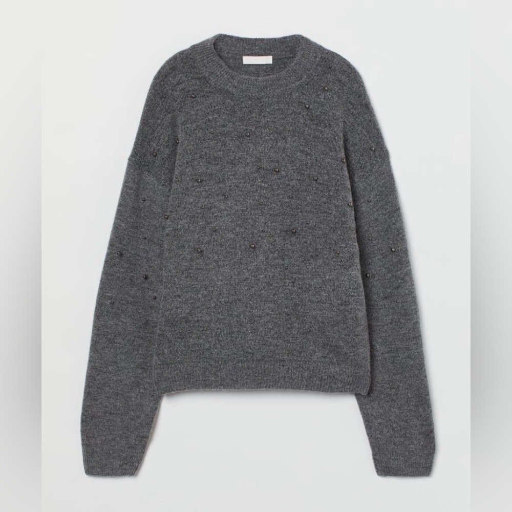 NWT H&M beaded sweater